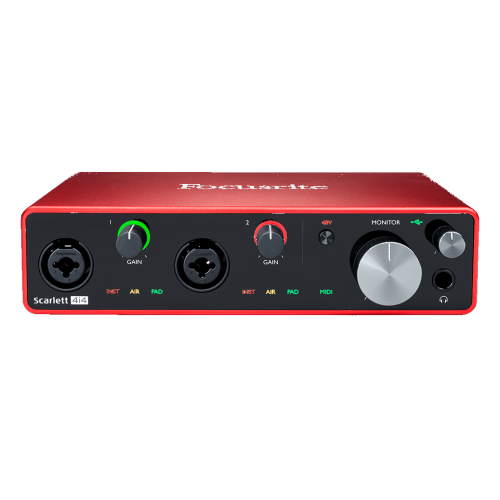 Interfaz de Audio USB 4i4 Focusrite Scarlett 3era Gen