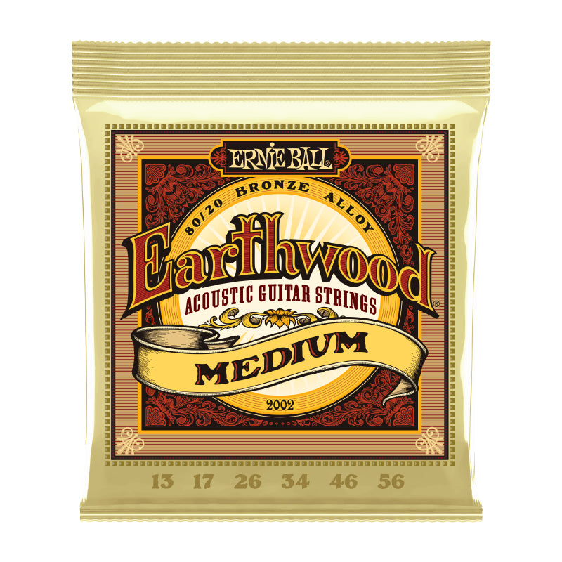 Juego de Cuerdas Ernie Ball Earthwood Bronze Medium 2002