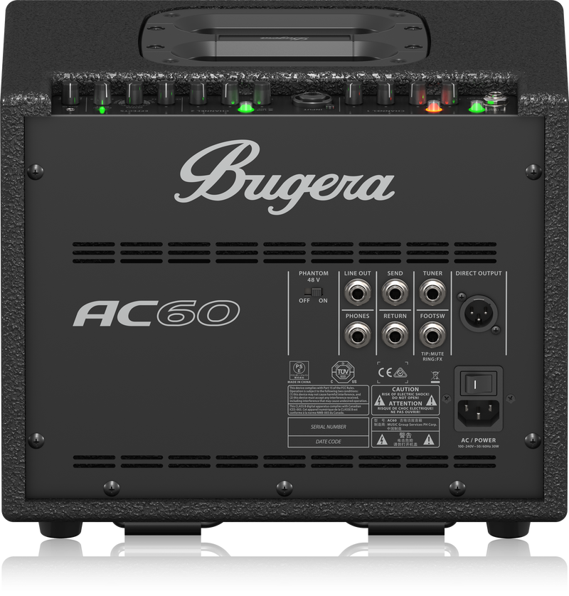 Amplificador Bugera Para Guitarra Acustica AC60