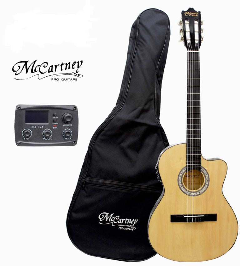 Guitarra Electroacustica Slim Mccartney Cuerdas de Nylon