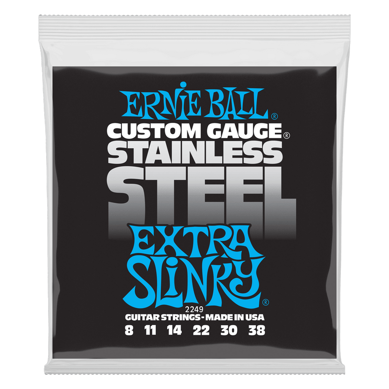 Juego de Cuerdas Ernie Ball Extra Slinky Stainless 2249