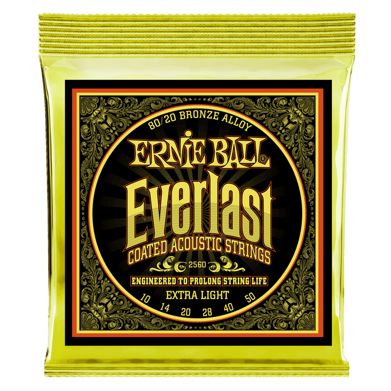 Juego de Cuerdas Ernie Ball Everlast Extra Ligth Coated 2560