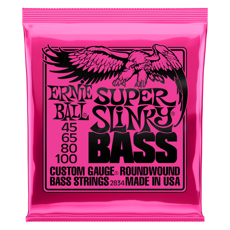 Juego de Cuerdas P/Bajo Ernie Ball Super Slinky 2834