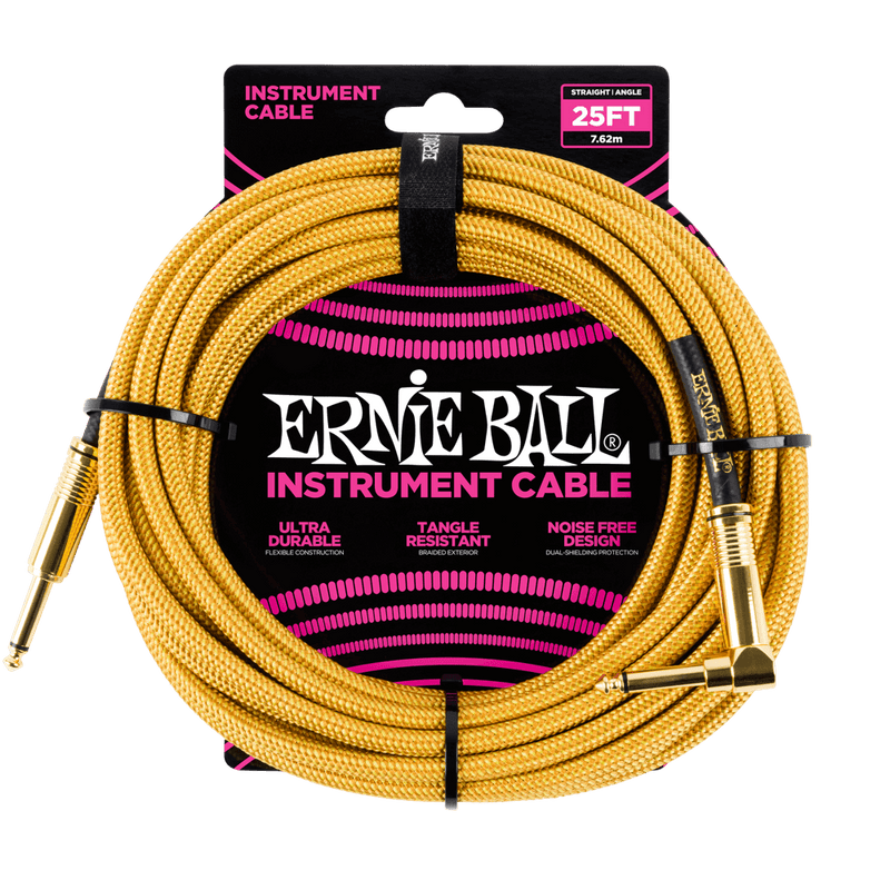 Cable Ernie Ball para Instrumento plug a plug 7.62mts 6070