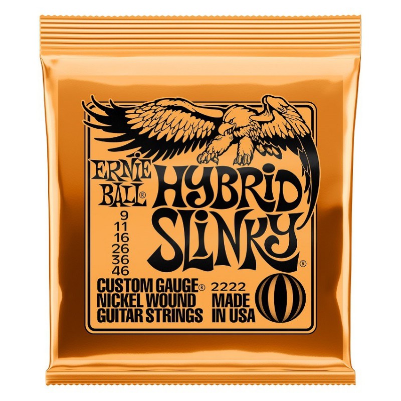 Juego de Cuerdas Ernie Ball Hybrid Slinky 2222