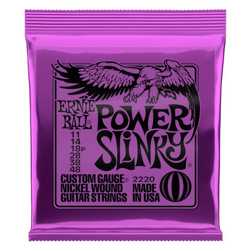 Juego de Cuerdas Ernie Ball Power Slinky 2220