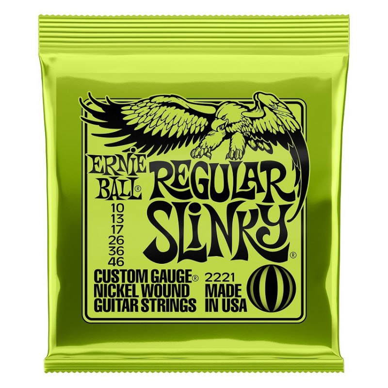 Juego de Cuerdas Ernie Ball Regular Slinky 2221