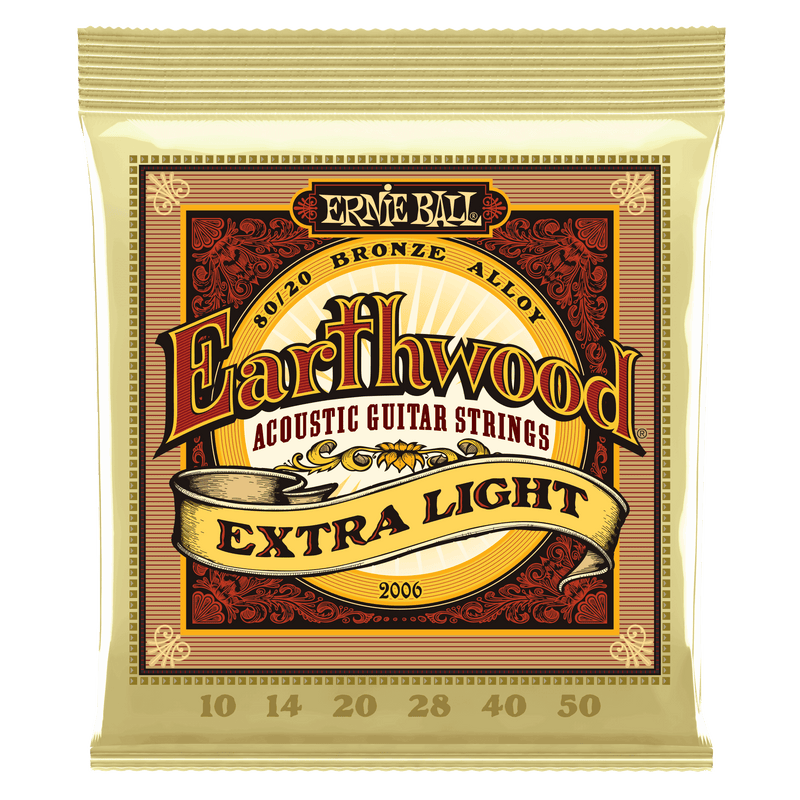 Juego de Cuerdas Ernie Ball EarthWood Bronze Extra Light 2006