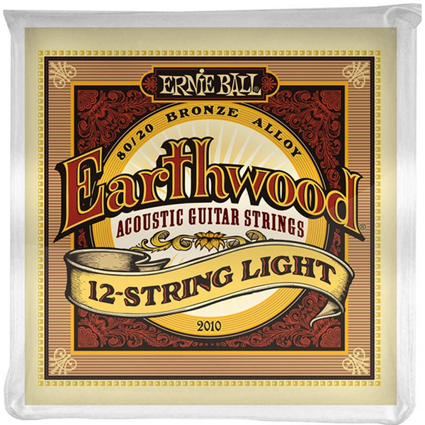 Juego de Cuerdas P/Docerola Ernie Ball EarthWood 2010