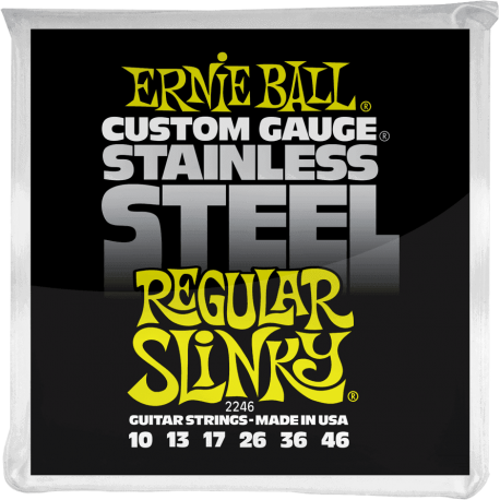 Juego de Cuerdas Ernie Ball Regula Slinky Stainless 2246