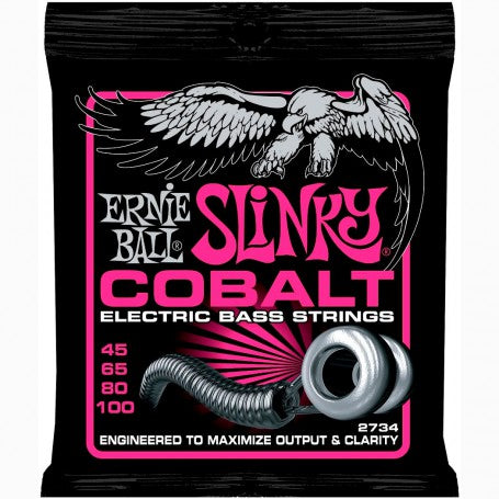 Juego de Cuerdas P/Bajo Ernie Ball Cobalt Super Slinky 2734