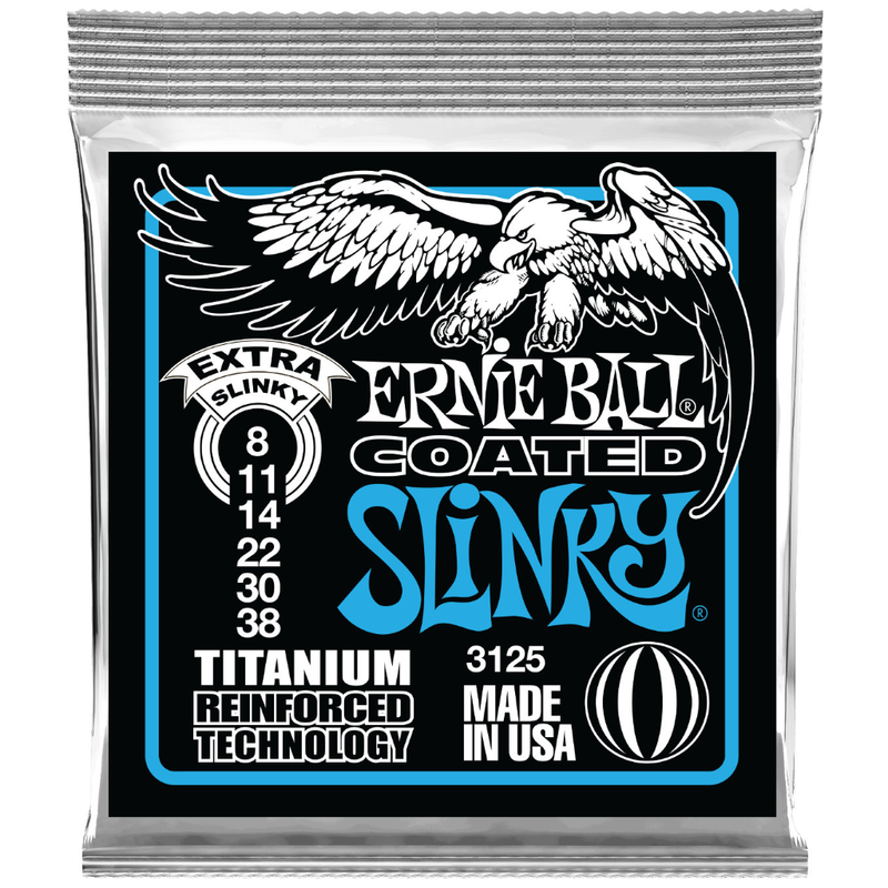 Juego de Cuerdas Ernie Ball Titanium Extra Slinky 3125