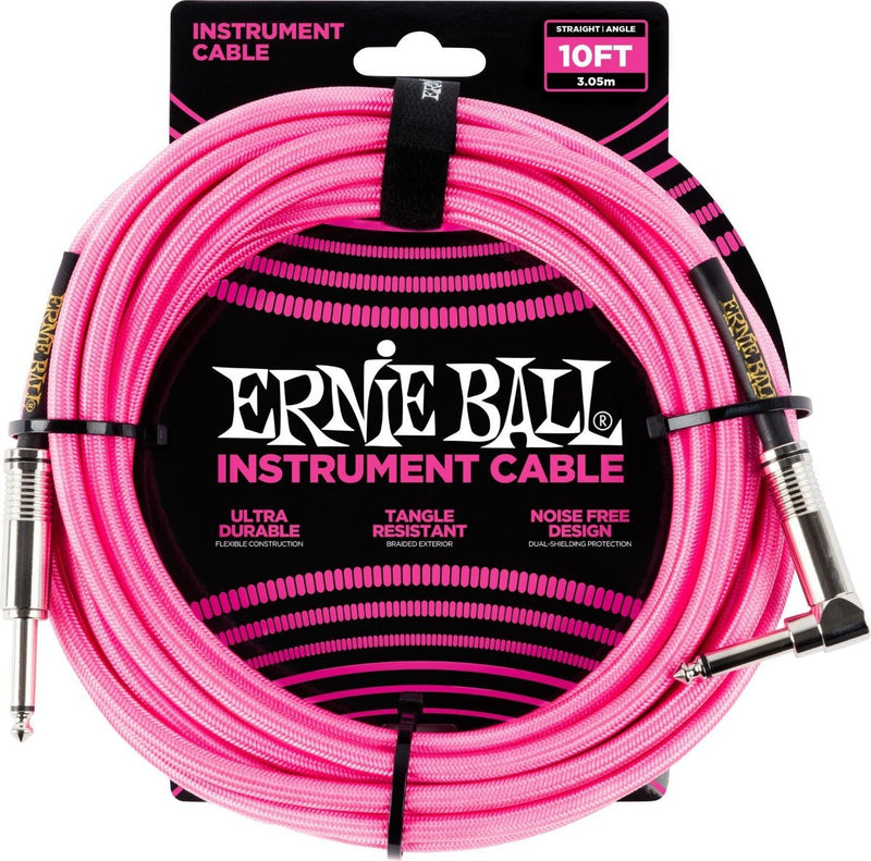 Cable Ernie Ball para Instrumento 3mts Plug a Plug 6078