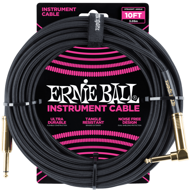 Cable Ernie Ball para Instrumento Plug a plug 3mts 6081