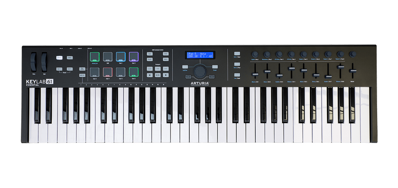 Controlador midi Arturia Keylab Essential 61