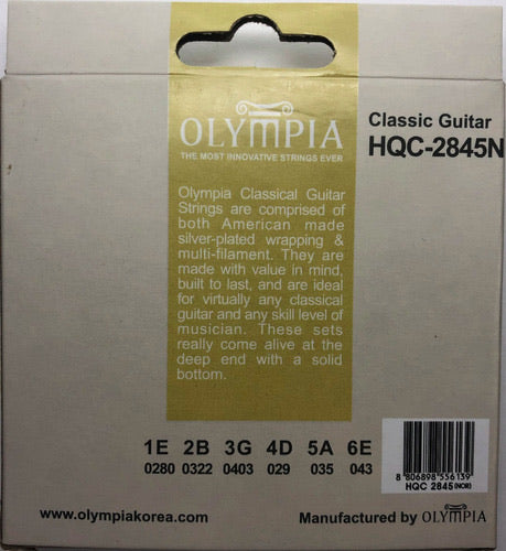 Cuerdas para Guitarra Clasica Nylon Olympia