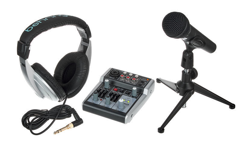 Paquete de grabación Behringer PODCASTUDIO 2 USB