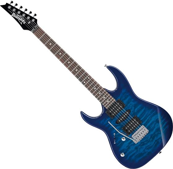 Guitarra eléctrica Zurda Ibanez GRX70QAL-TBB