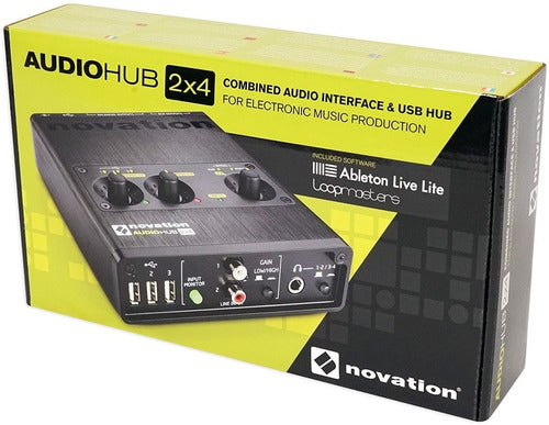 Interfaz de Audio Novation 2X4 AudioHub USB