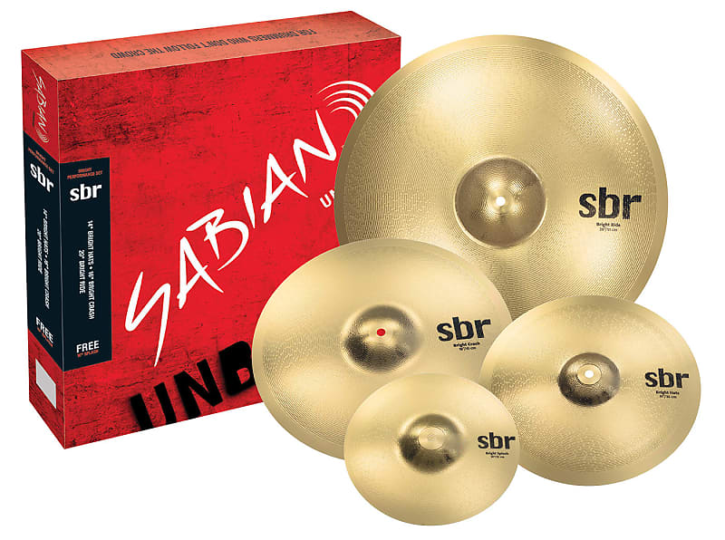 Juego de Platillos Sabian SBR (14"HH-16"CR-20"RD-10"SPL)